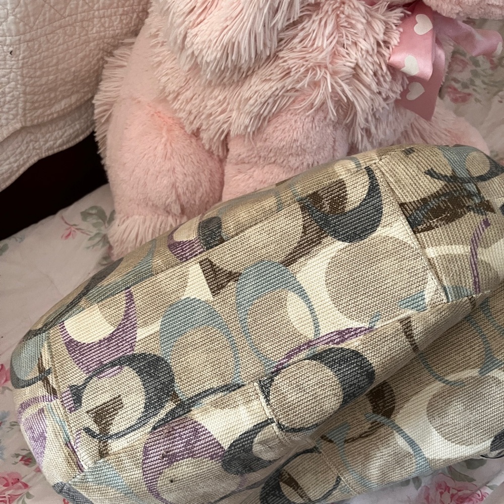 Coach Beige and Brown Women's Bag - Picture 2 of 12